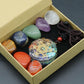 Coffret de Pierres Naturels 7 Chakras + Collier